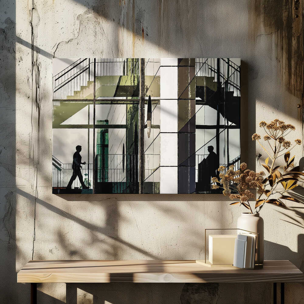 Reflections in glass - Michelin Nord, Belgium