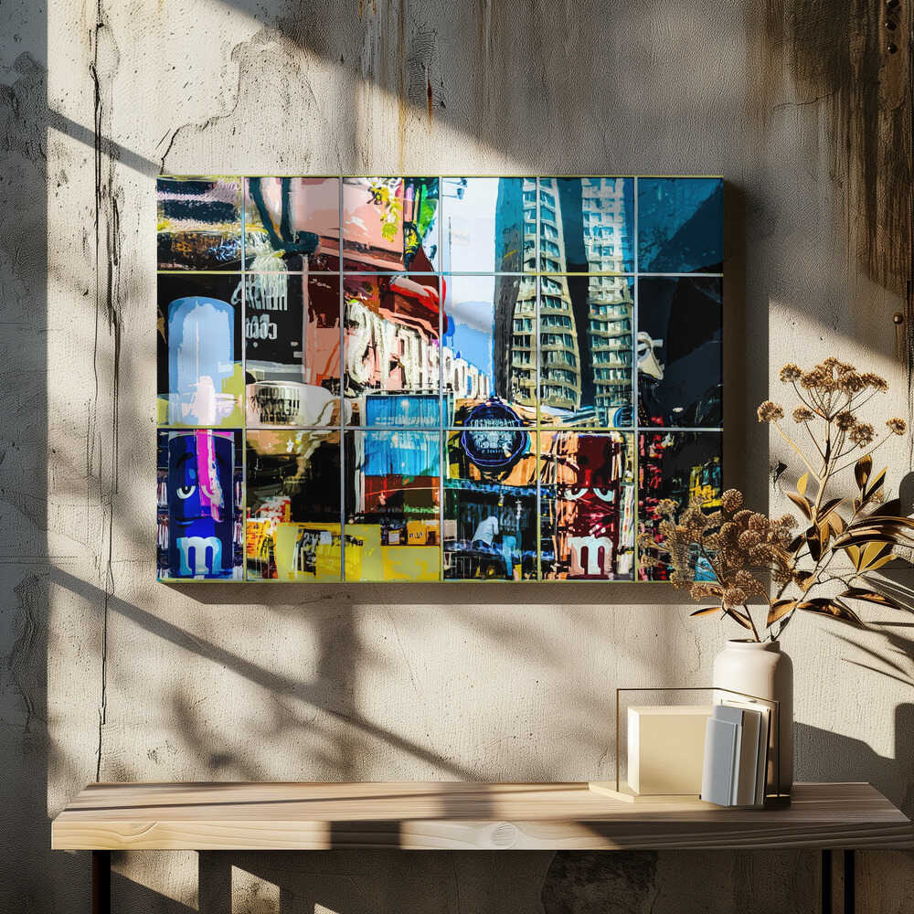 Reflections in glass- Manhattan, New York