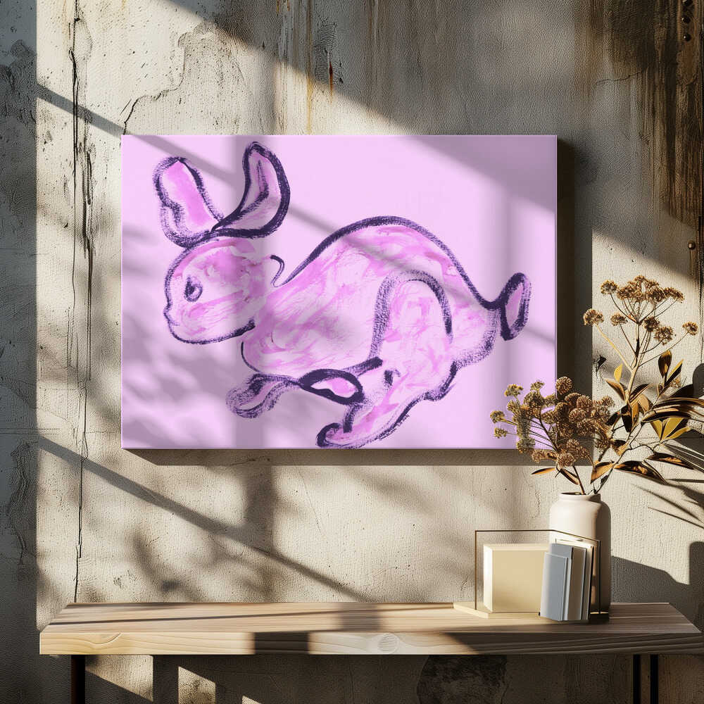 Pink Bunny Whimsy