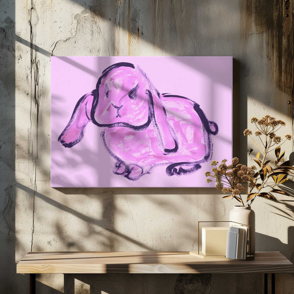 Pink Bunny Whimsy