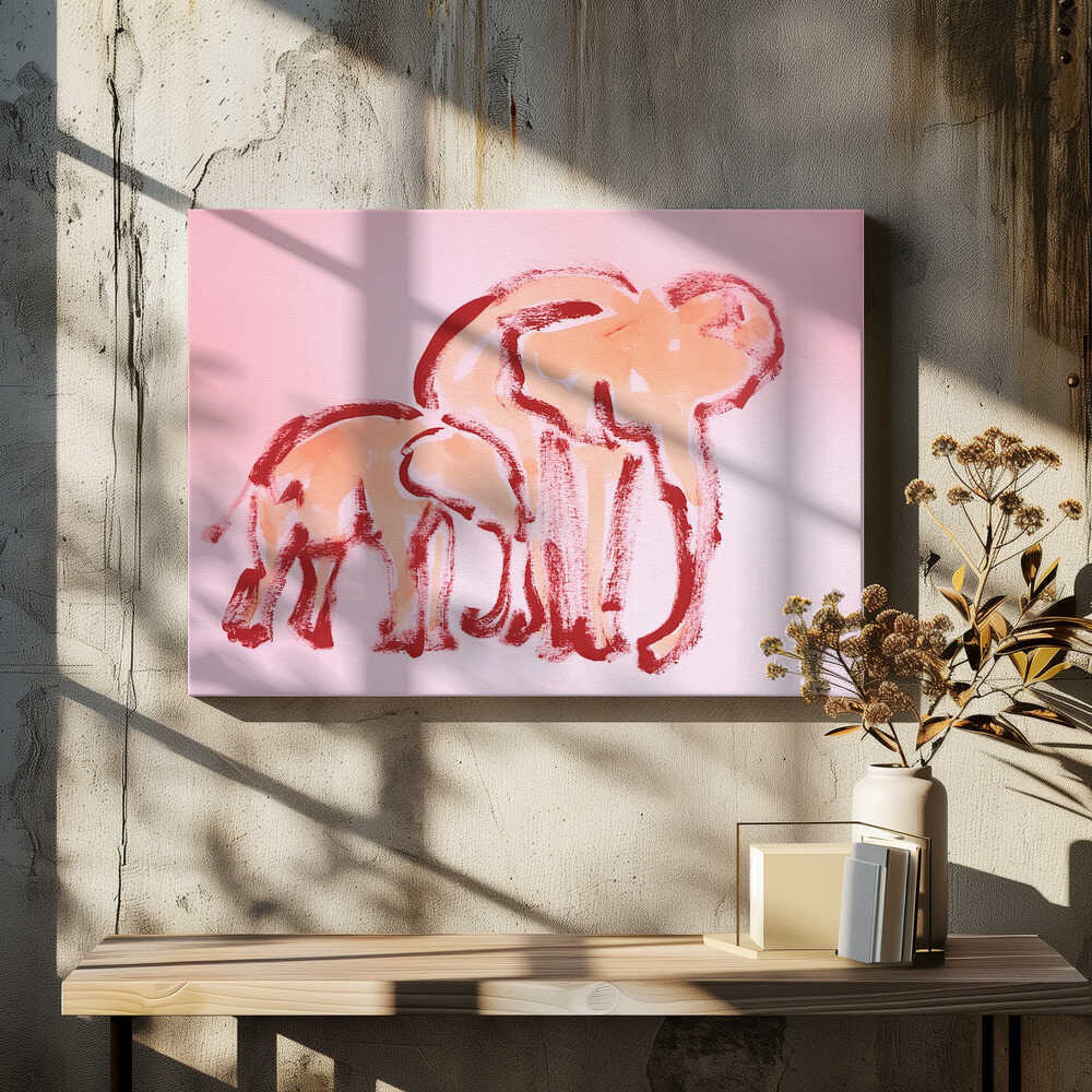 Pinky Elephant Duo