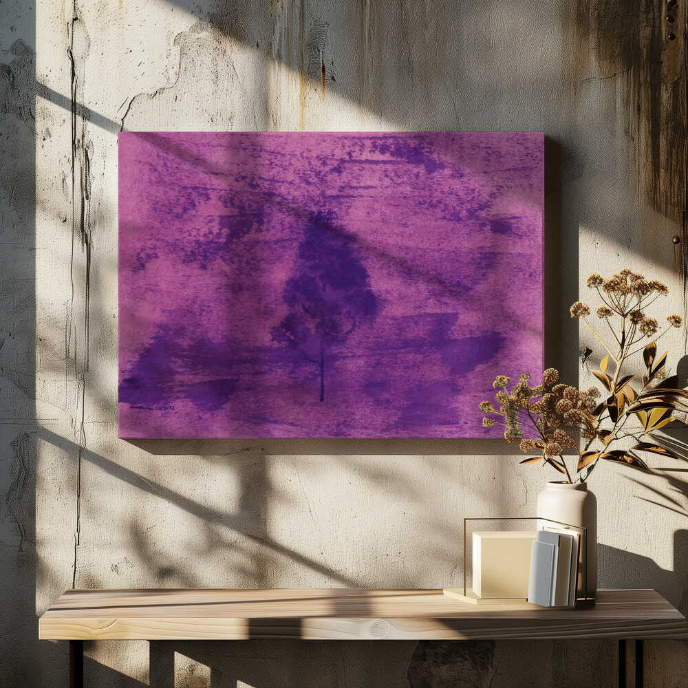 Solitary Purple Tree