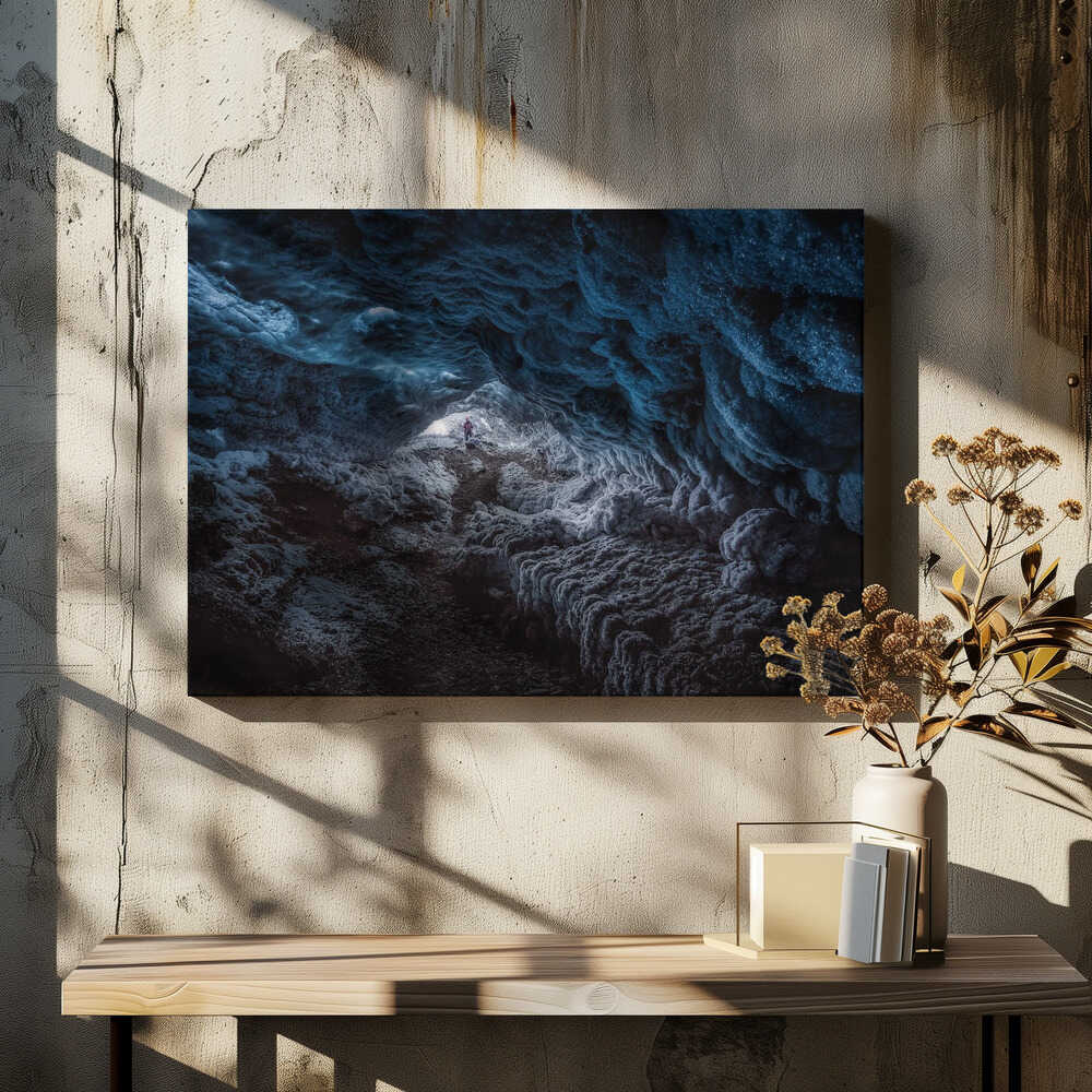 Exploring a Fronzen Blue World