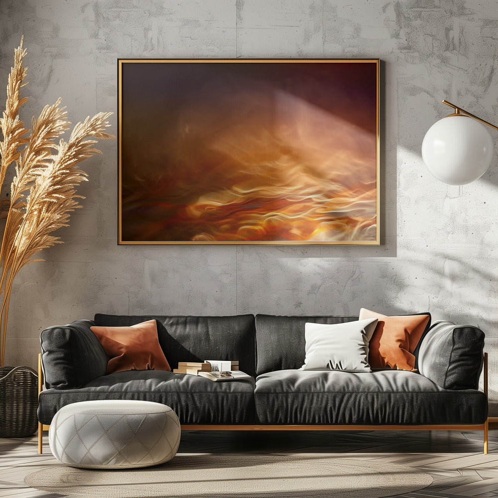 Art Prints of Burning water