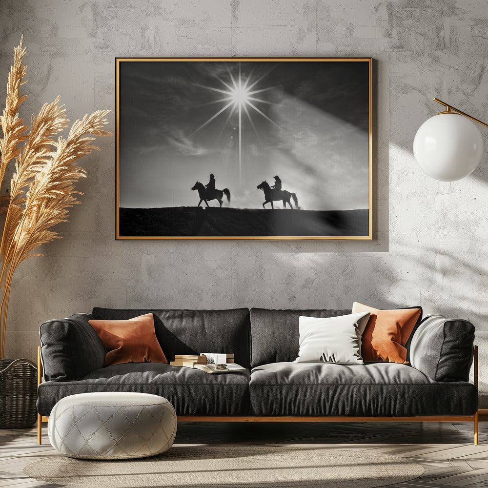 Art Prints of Horse Riders in Mt Bromo