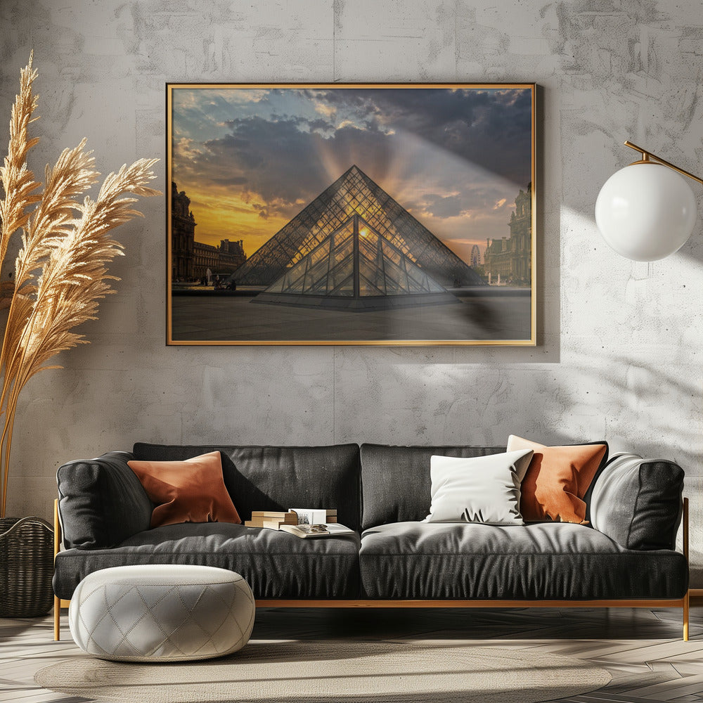 Art Prints of Pirámide del Louvre
