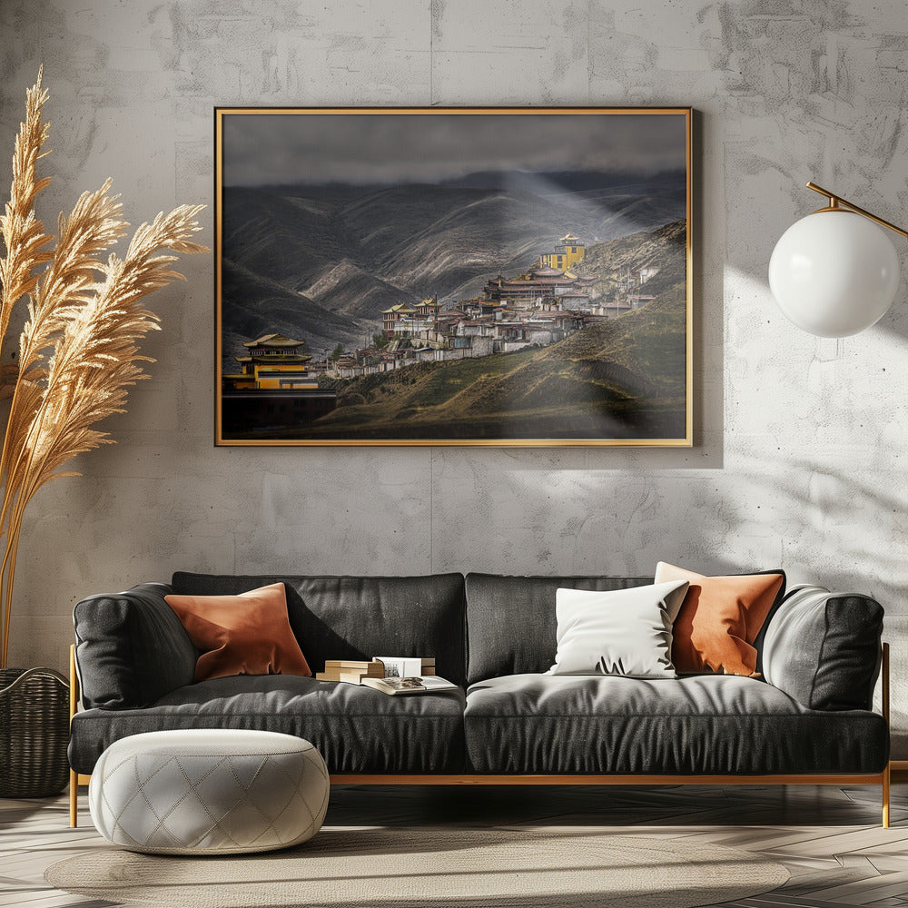 Art Prints of Monastery at plateau