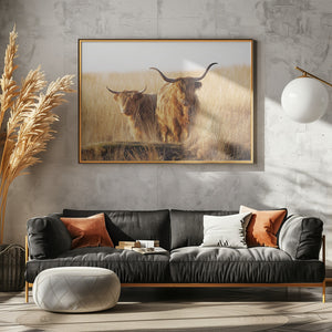 Art Prints of Young and old Highlander