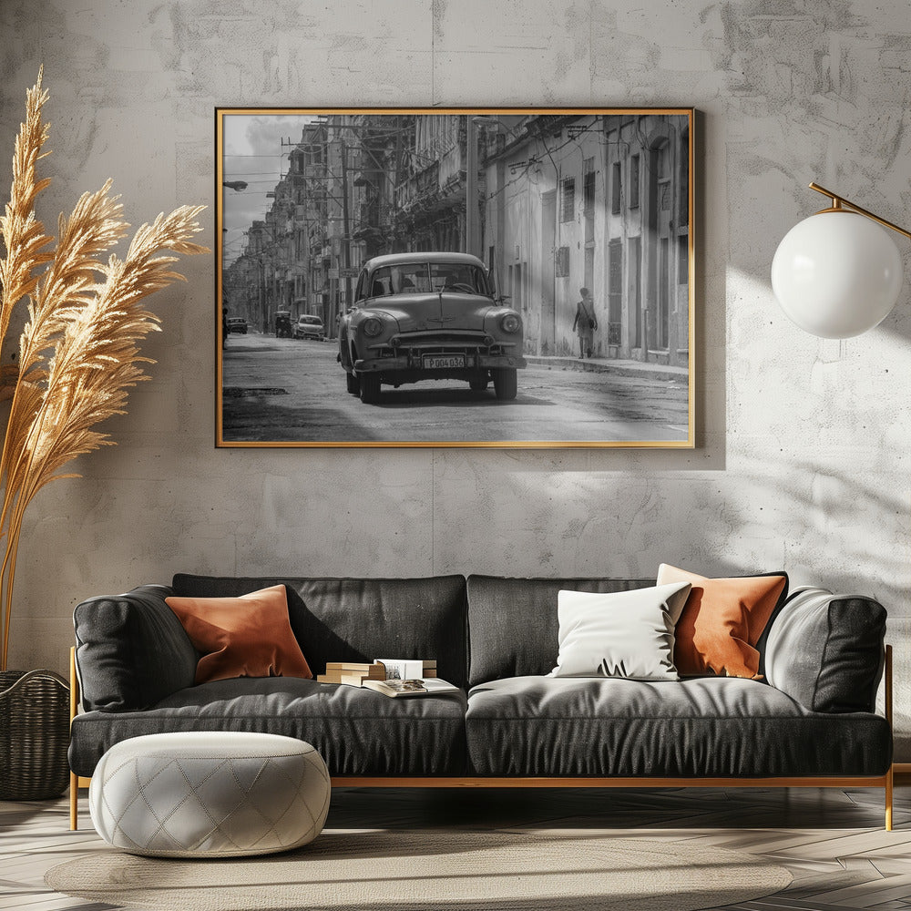 Art Prints of Havana in Black & White