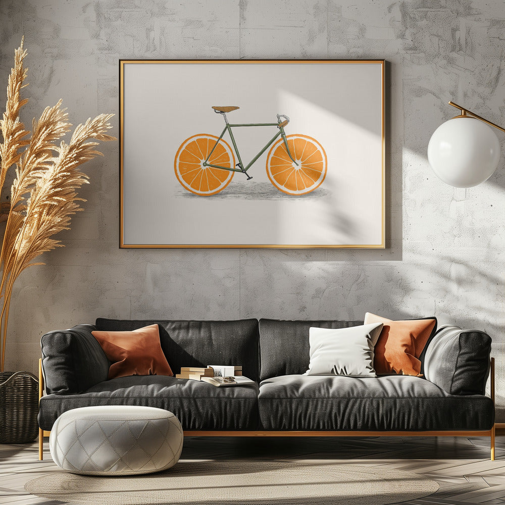 Art Prints of Orange Wheels