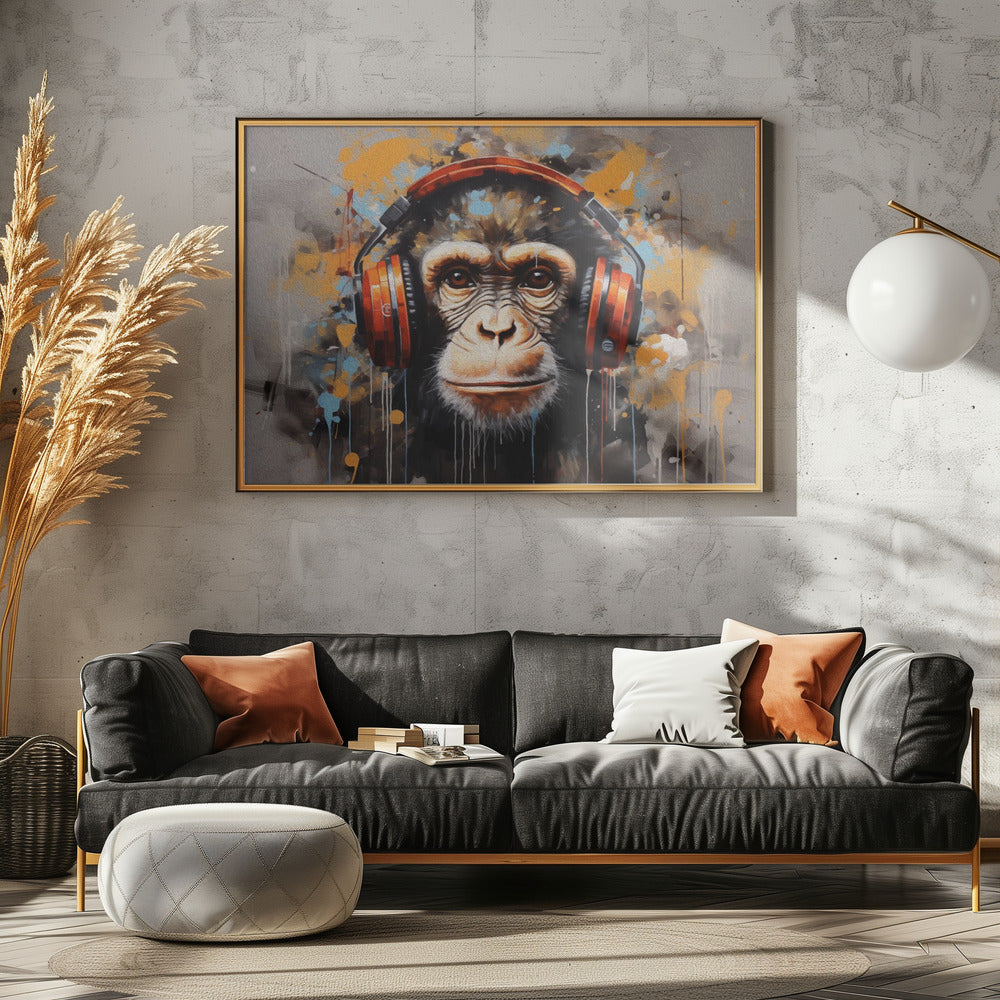 Art Prints of DJ Monkey