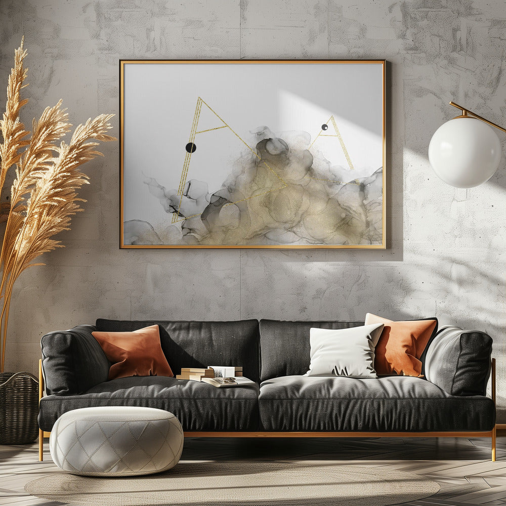 Art Prints of ALCOHOL INK Bedded on clouds