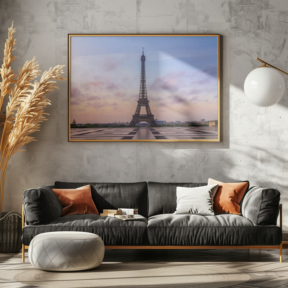 Art Prints of Eiffel Tower Sunrise