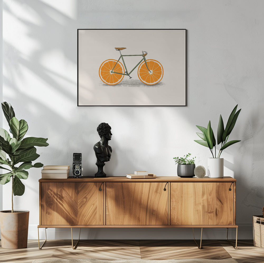 Art Prints of Orange Wheels