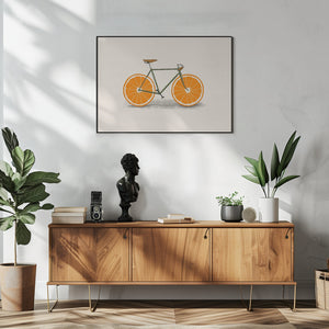 Art Prints of Orange Wheels