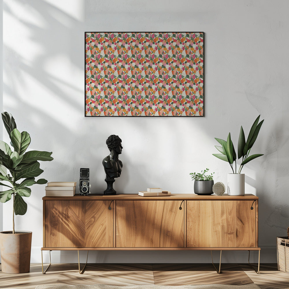 Art Prints of Fresh fruits pattern 3