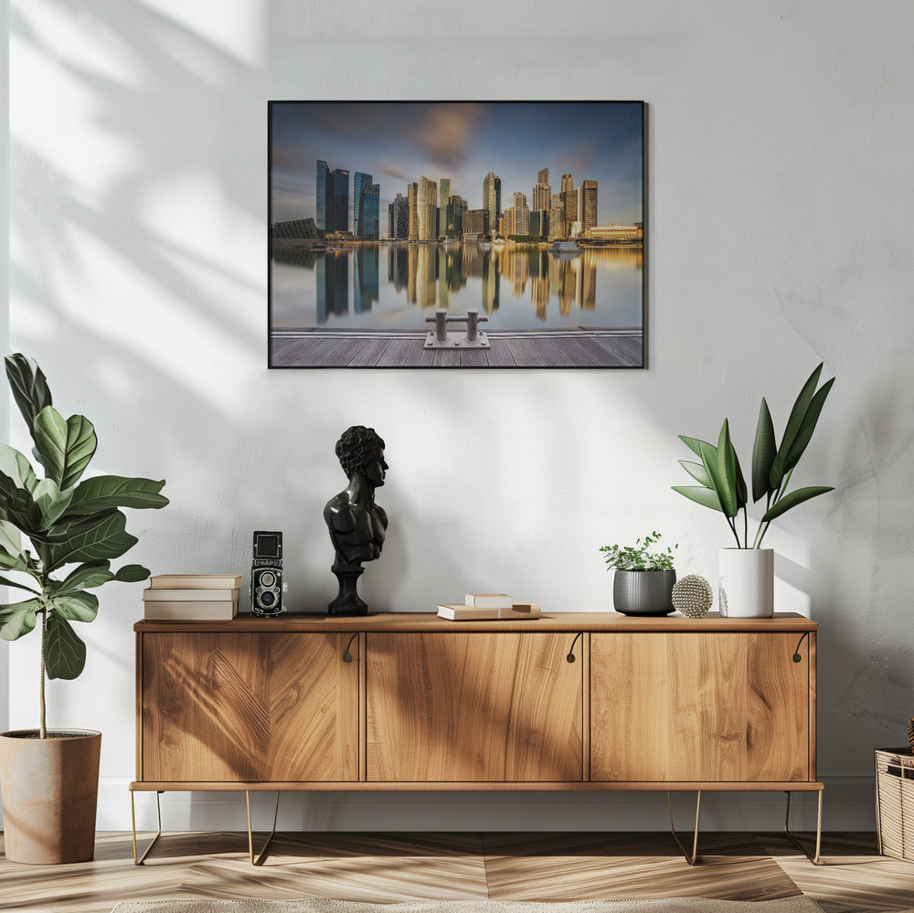 Art Prints of Golden Morning in SIngapore