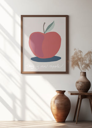 Art Prints of This is an Apple
