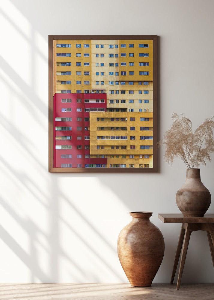 Art Prints of A building full of life