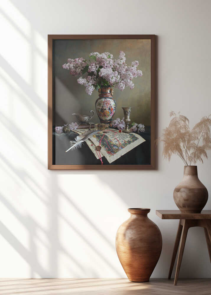 Still life with lilac flowers