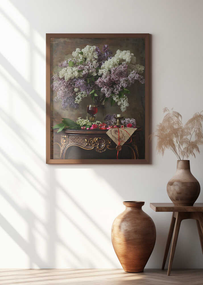 Still life with lilac flowers