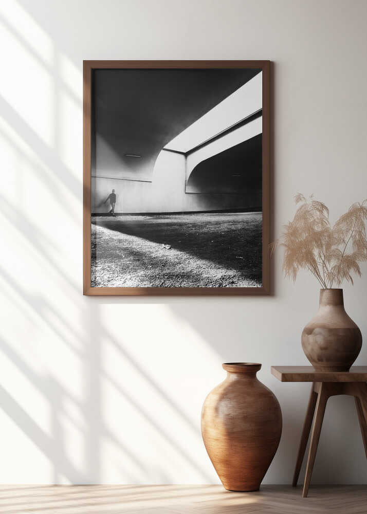 In the rhythm of architecture.