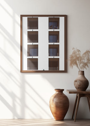 Art Prints of Between bars.