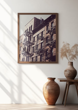Art Prints of New York City Fire Escapes 02
