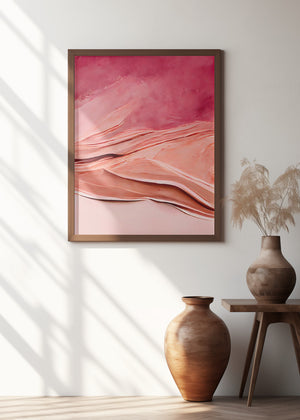 Art Prints of Abstract Thick Pink Color