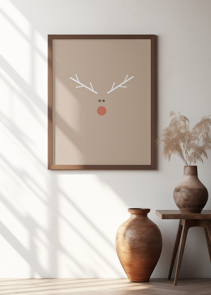 Art Prints of Christmas Reindeer