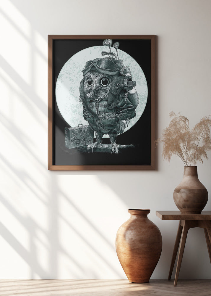 Canvas Art Print the golfer