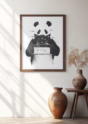 Canvas Art Print Bad panda