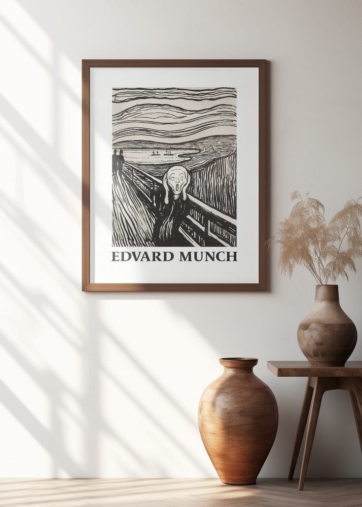 Skriet- The Scream - Monochrome Version