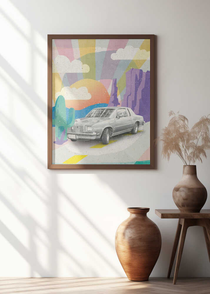 Vintage Car in the Desert