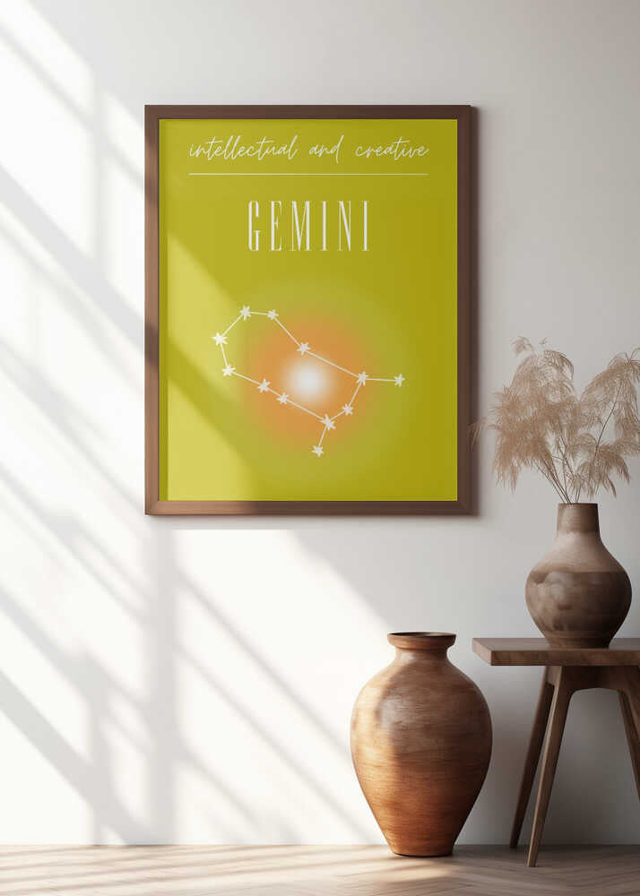 Gemini Zodiac Print Art