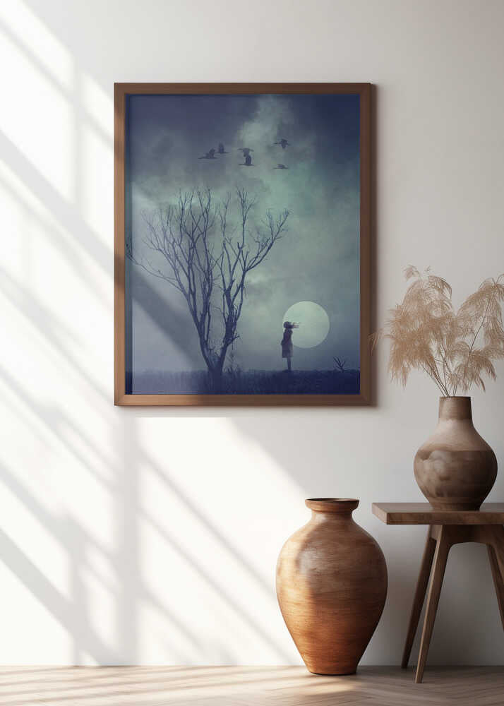 A girl waiting for someone