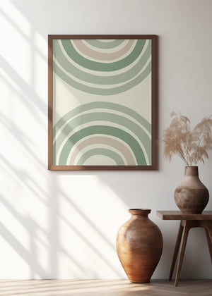 Art Prints of Green Rainbow