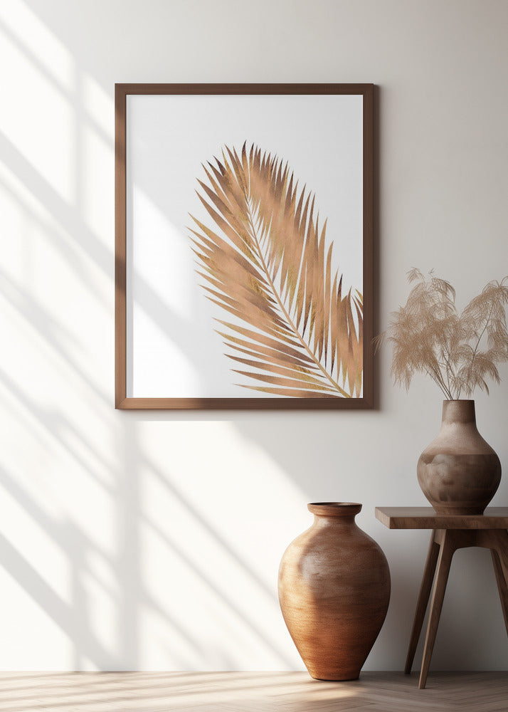 Copper Gold Palm Leaf 2