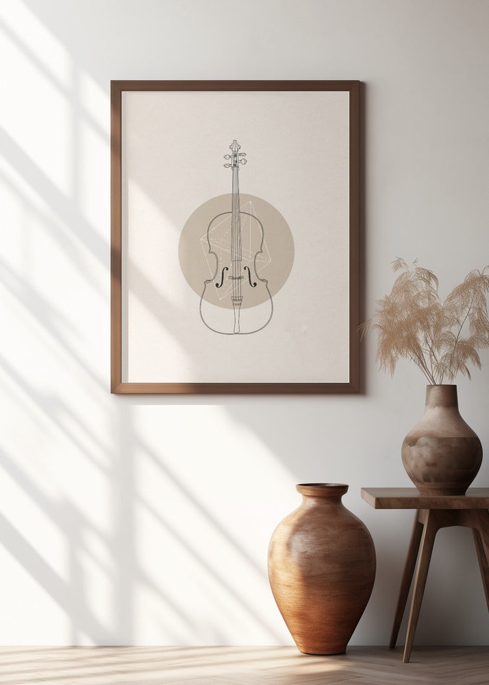 Art Prints of Cello Geo