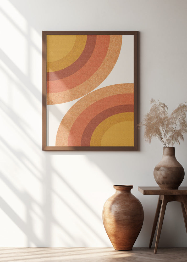 Retro Sunburst Waves