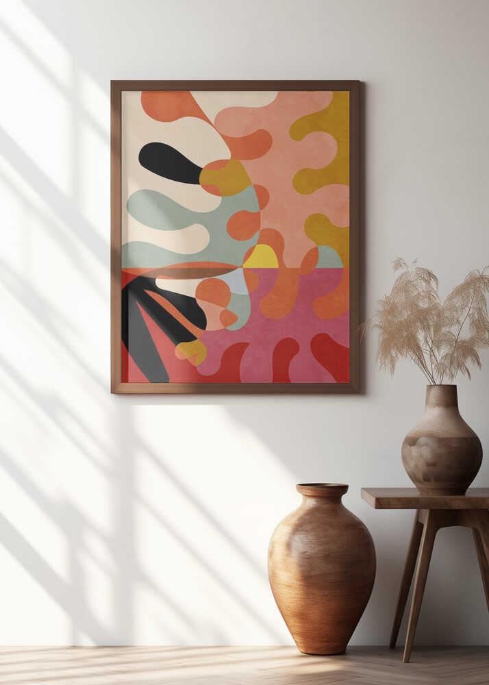 Warm Colors Bauhaus Geometry5