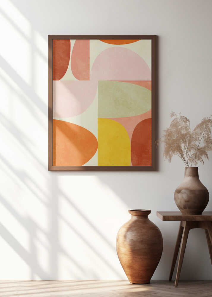 Warm Pastel Geometry