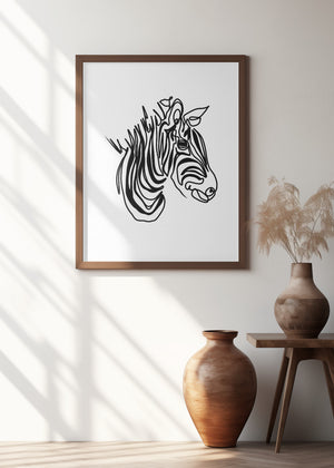 Art Prints of The Zebra