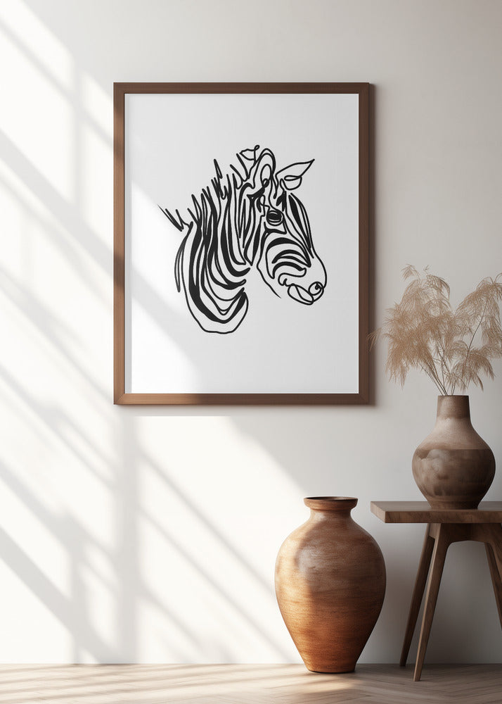 Art Prints of The Zebra
