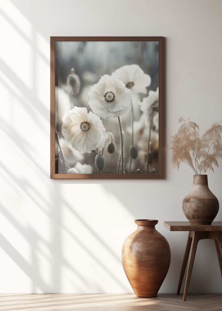 White Poppy Field No 1