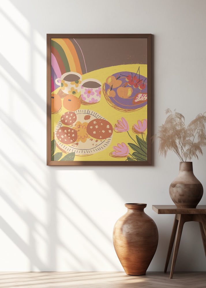 Art Prints of Yellow table