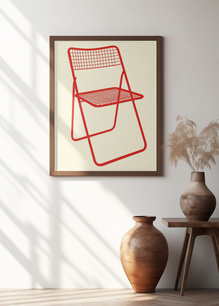 Ted Net Chair Red