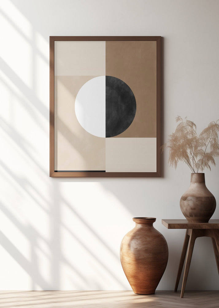 Geometric Shapes with a Central Circle