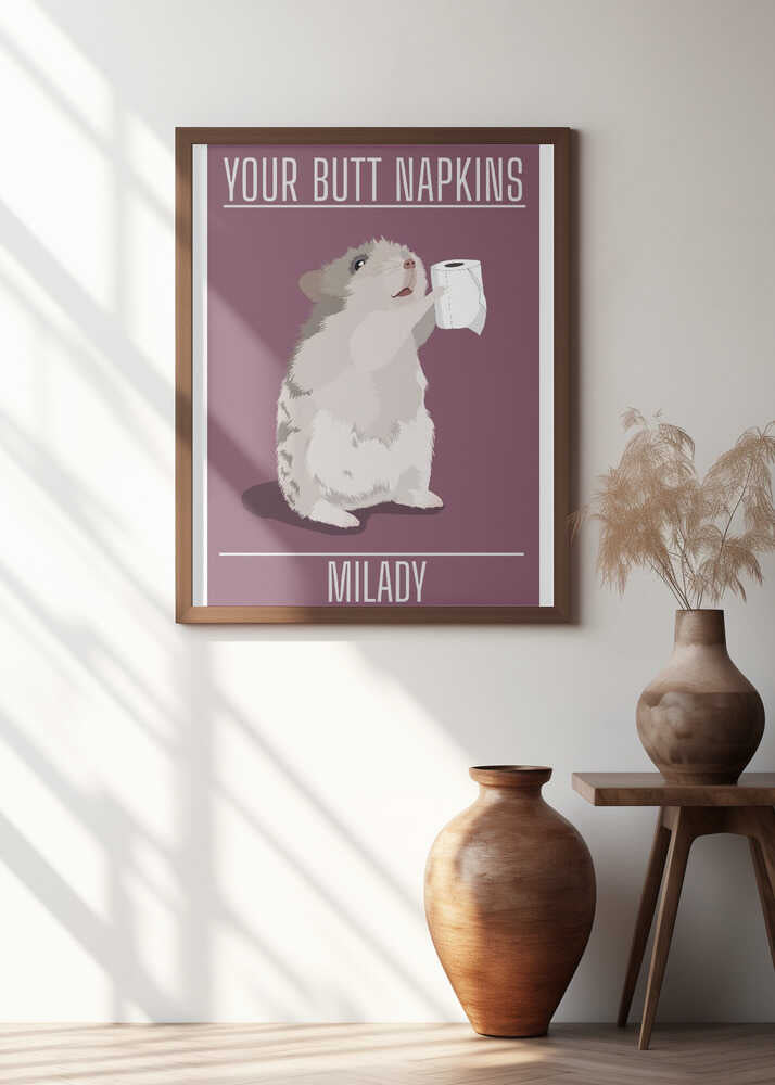 Your Butt Napkins MiLady