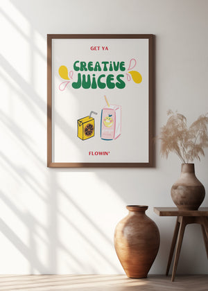 Art Prints of Creative Juices Print